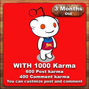 3 month old reddit account